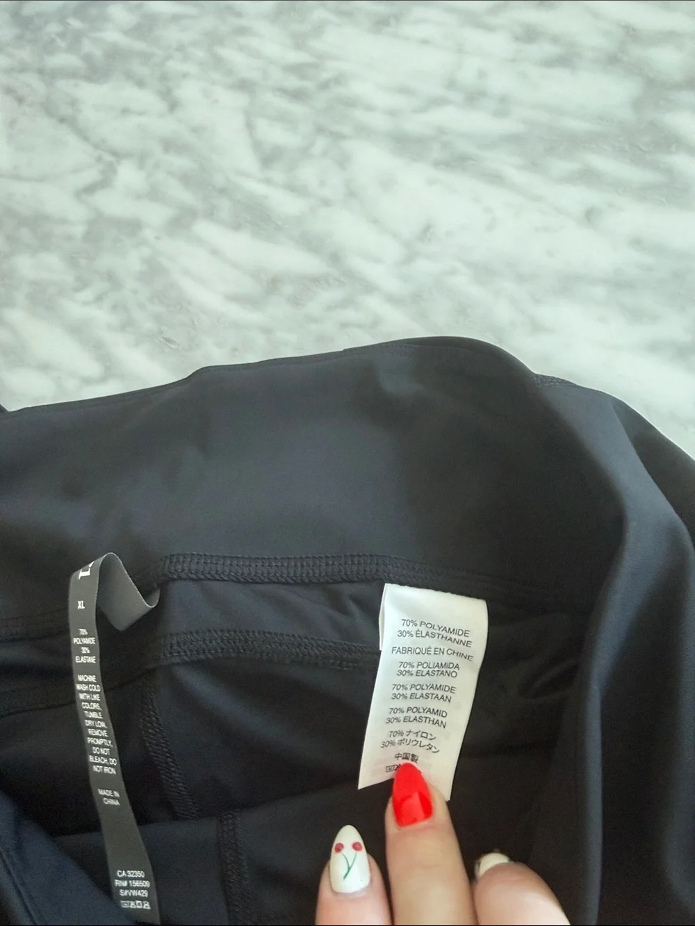 Vuori Stride Legging Black XL NWT High Rise Pocket Leggings Performance Tight‎